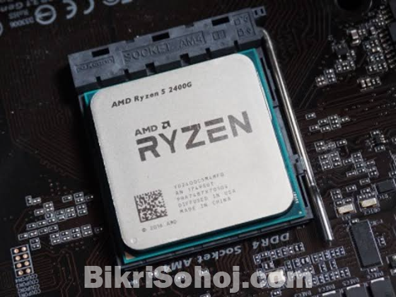 Ryzen 5 2400g processor with cooler